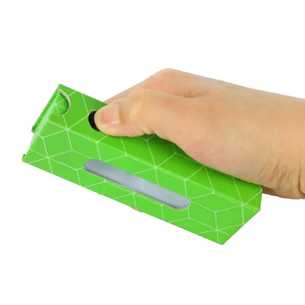 Custom Branded Childproof and Child-Resistant Cardboard Cartridge Packaging Embossed 0.5ml and 1ml Cart Secure Storage