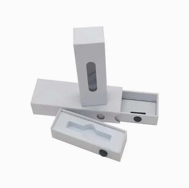 Child-Resistant Cartridge Press and Push Packaging Box Recycled Paper Material with Embossed and Matt Laminated Finish