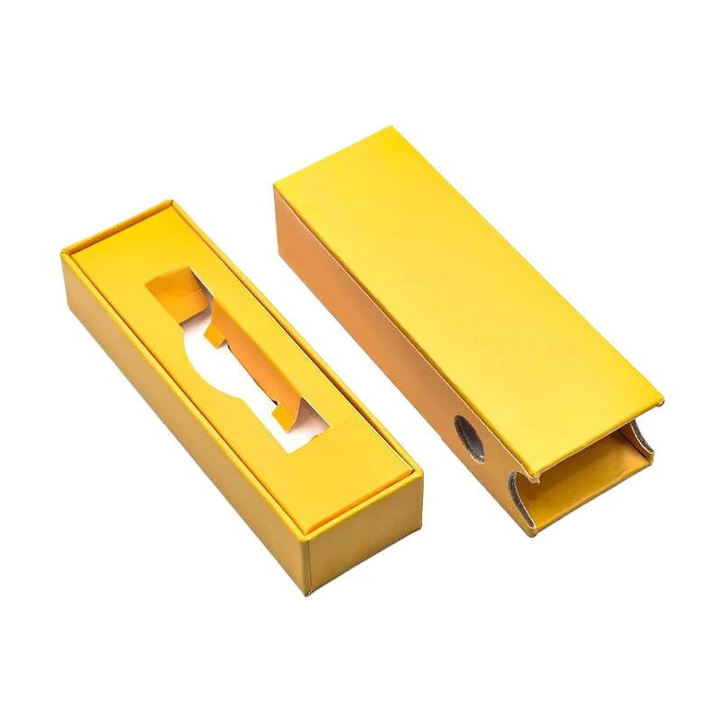 Custom Pre-Roll Boxes Blank Cigarette Packaging with Child-Resistant Drawer Embossed Cardboard Featuring Recycled Materials